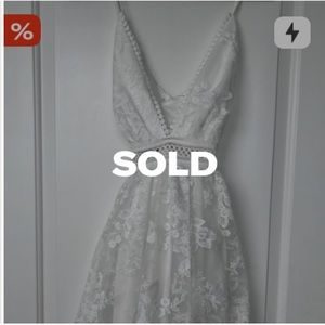 FN Stunning Spring Mini Dress - Ivory